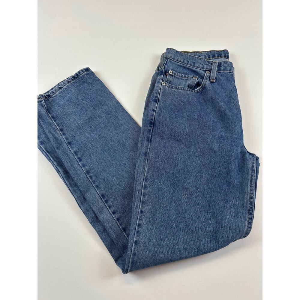 Vintage Polo Jeans Ralph Lauren Pants Denim 32x32 Classic Cotton Medium Wash